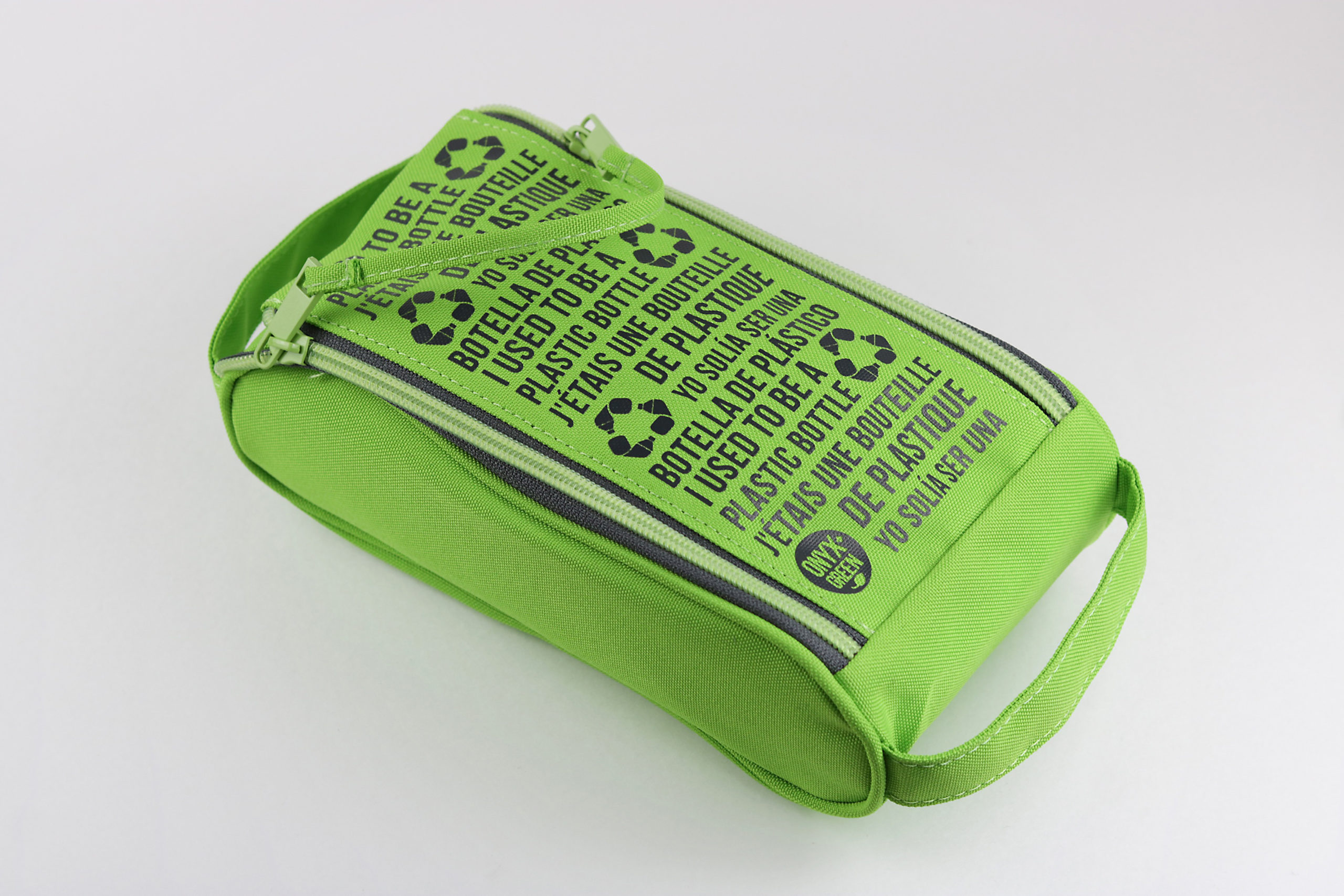 White ,Black and Green Pencil Pouch (PP0124-101) MS – reCharkha - The  EcoSocial Tribe